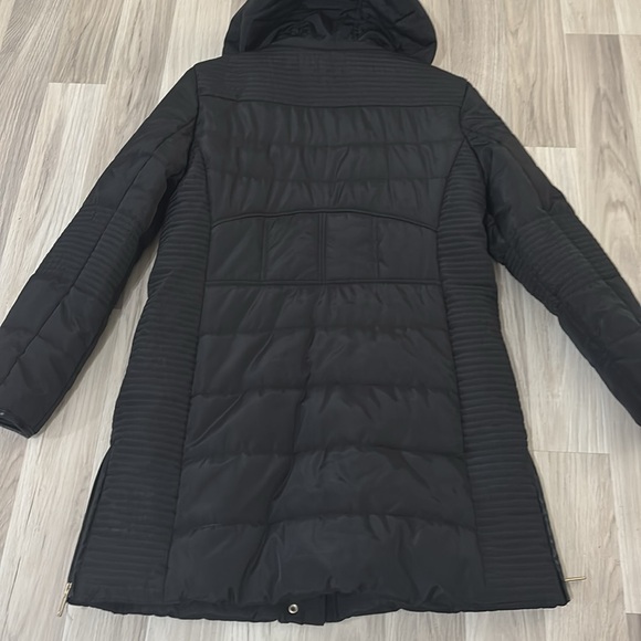 Coffee Shop New York Puffer Hooded ‎ Women's Coat Size Large - Picture 8 of 12